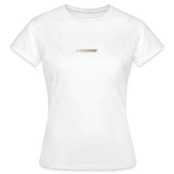 En attente de téléchargement du design - T-shirt Femme - blanc - Devant - AI Model Female 172 dark (172cm)