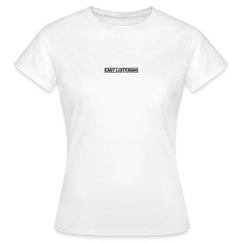 Écoute facile - T-shirt Femme - blanc - Devant - AI Model Female 172 dark (172cm)