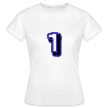 1. 1 AN. 1er ANNIVERSAIRE. ANNIVERSAIRE 1 AN - T-shirt Femme - blanc - Devant - AI Model Female 172 dark (172cm)