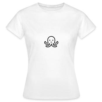 Pieuvre - T-shirt Femme - blanc - Devant - AI Model Female 172 dark (172cm)
