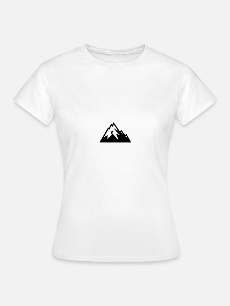 Berg - Frauen T-Shirt - Weiß