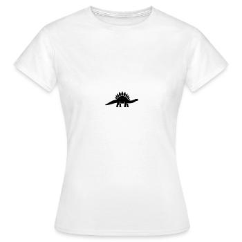Stegosaurus - Frauen T-Shirt - Weiß - Vorne - AI Model Female 172 dark (172cm)