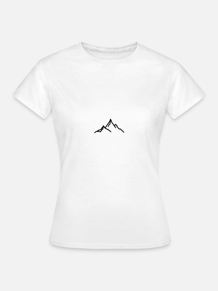 Berg - Frauen T-Shirt - Weiß