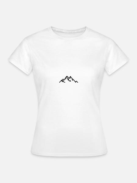 Berg - Frauen T-Shirt - Weiß