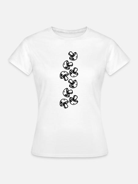 Pilze Design - Frauen T-Shirt - Weiß