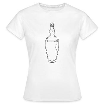 Flacon - T-shirt Femme - blanc - Devant - AI Model Female 172 dark (172cm)