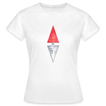 Minimalist Nicholas - Women's T-Shirt - white - Front - AI Model Female 172 dark (172cm)