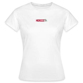 Morocco - Women's T-Shirt - white - Front - AI Model Female 172 dark (172cm)