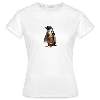 The Bronze Penguin - Women's T-Shirt - white - Front - AI Model Female 172 dark (172cm)