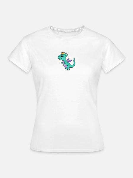 Drache Drachen - Frauen T-Shirt - Weiß