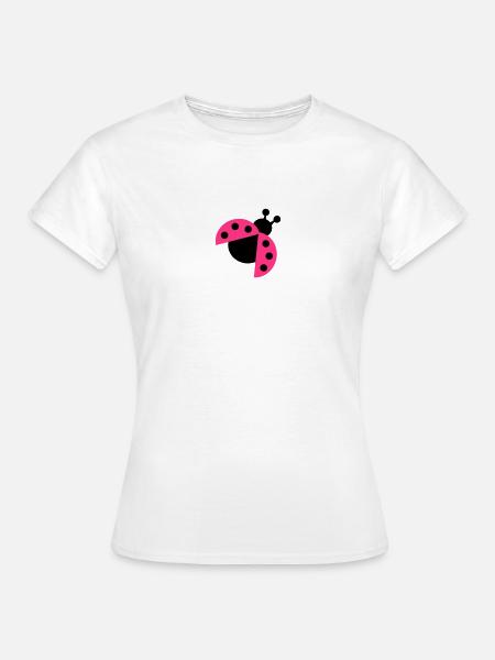 Marienkäfer - Frauen T-Shirt - Weiß