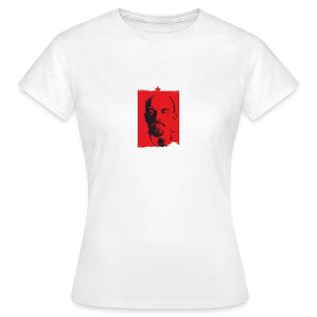 Lenin - Frauen T-Shirt - Weiß - Vorne - AI Model Female 172 dark (172cm)