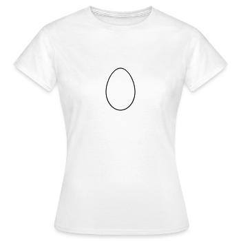 EI - Frauen T-Shirt - Weiß - Vorne - AI Model Female 172 dark (172cm)