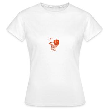 Ballsport - Frauen T-Shirt - Weiß - Vorne - AI Model Female 172 dark (172cm)