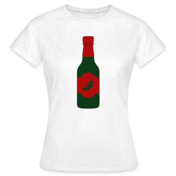 Sauce piquante, sauce pimentée, Cuisine BBQ épicée, équipe - T-shirt Femme - blanc - Devant - AI Model Female 172 dark (172cm)
