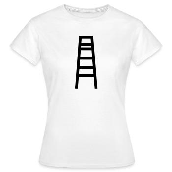 Leiter - Frauen T-Shirt - Weiß - Vorne - AI Model Female 172 dark (172cm)