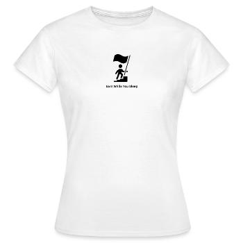 Gagnez en dormant – Revenu passif - T-shirt Femme - blanc - Devant - AI Model Female 172 dark (172cm)