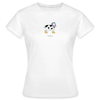 À l’époque de mon pays - T-shirt Femme - blanc - Devant - AI Model Female 172 dark (172cm)
