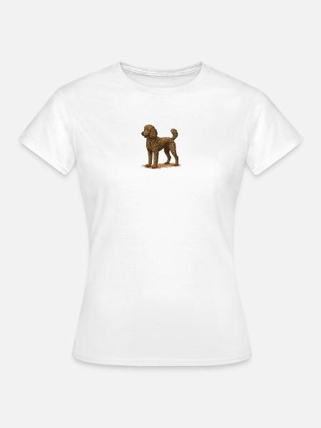 Pudel - Frauen T-Shirt - Weiß