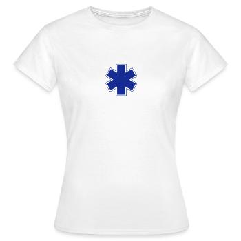 Krankenwagen - Frauen T-Shirt - Weiß - Vorne - AI Model Female 172 dark (172cm)