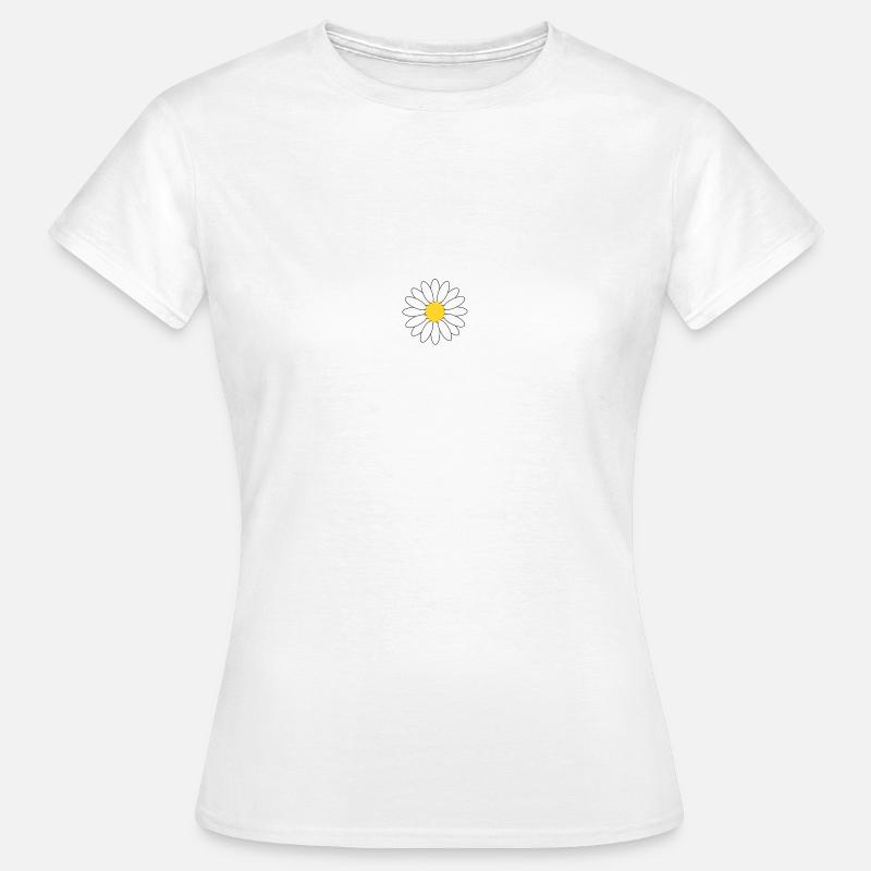 Gänseblümchen-Design 1 - Frauen T-Shirt - Weiß