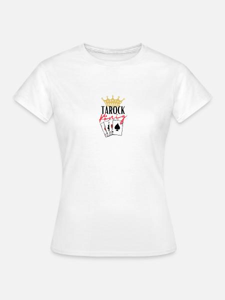 Tarock König - Frauen T-Shirt - Weiß