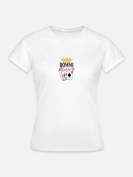 Romme König - Frauen T-Shirt - Weiß