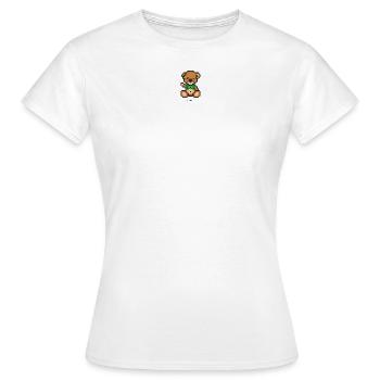 Pixel MiniBear Brazil - T-shirt Femme - blanc - Devant - AI Model Female 172 dark (172cm)