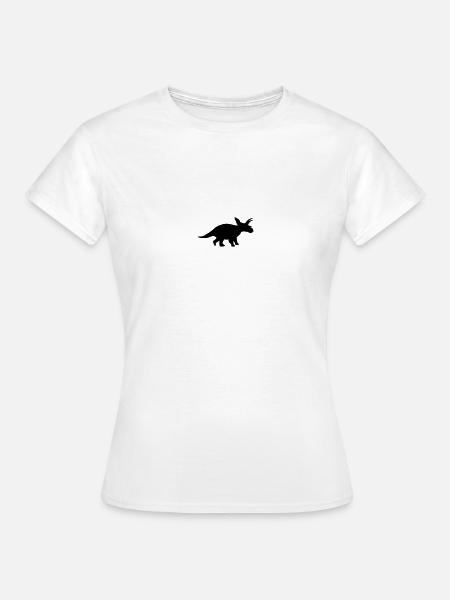Dinosaurier - Frauen T-Shirt - Weiß