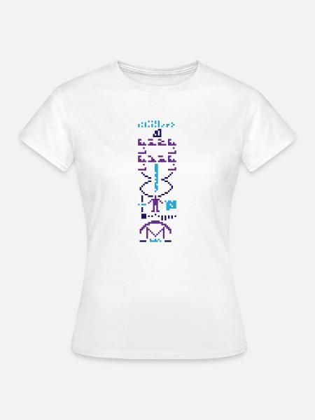 Nachricht von Arecibo - Frauen T-Shirt - Weiß