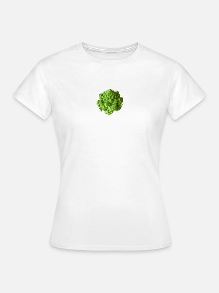 Romanesco-Brokkolifraktal - Frauen T-Shirt - Weiß