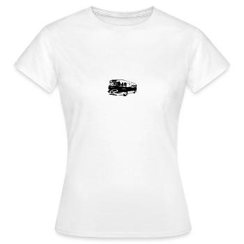 Ikarus 66 Bus Omnibus - Frauen T-Shirt - Weiß - Vorne - AI Model Female 172 dark (172cm)