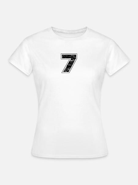 7 - Frauen T-Shirt - Weiß