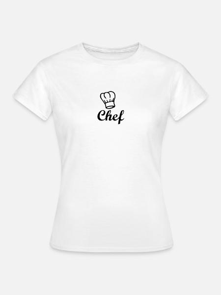 chef de cuisine - Frauen T-Shirt - Weiß