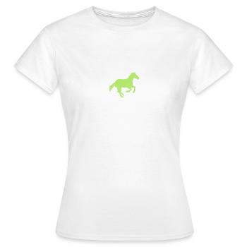 wildpferd - Frauen T-Shirt - Weiß - Vorne - AI Model Female 172 dark (172cm)