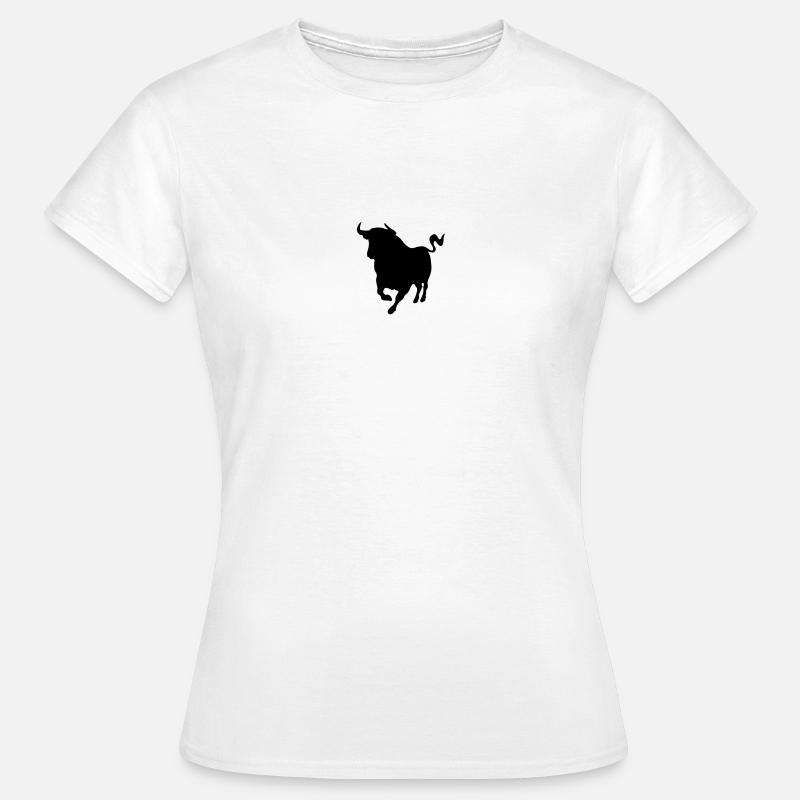 Stier - Frauen T-Shirt - Weiß