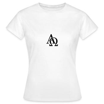 Alpha omega - Women's T-Shirt - white - Front - AI Model Female 172 dark (172cm)