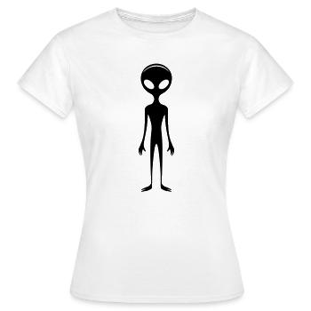 Étranger - T-shirt Femme - blanc - Devant - AI Model Female 172 dark (172cm)