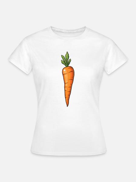 Karotte - Frauen T-Shirt - Weiß