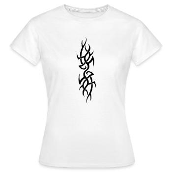 tribal - Frauen T-Shirt - Weiß - Vorne - AI Model Female 172 dark (172cm)