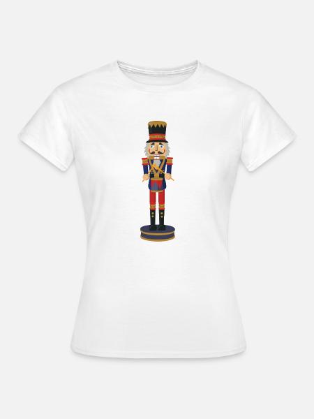 nussknacker nutcracker weihnachten christmas santa - Frauen T-Shirt - Weiß