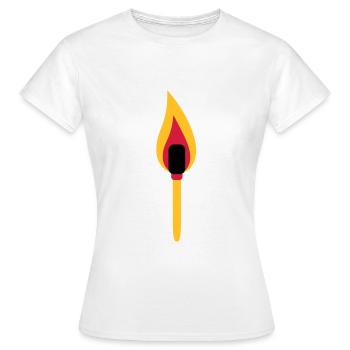 torch - T-shirt Femme - blanc - Devant - AI Model Female 172 dark (172cm)
