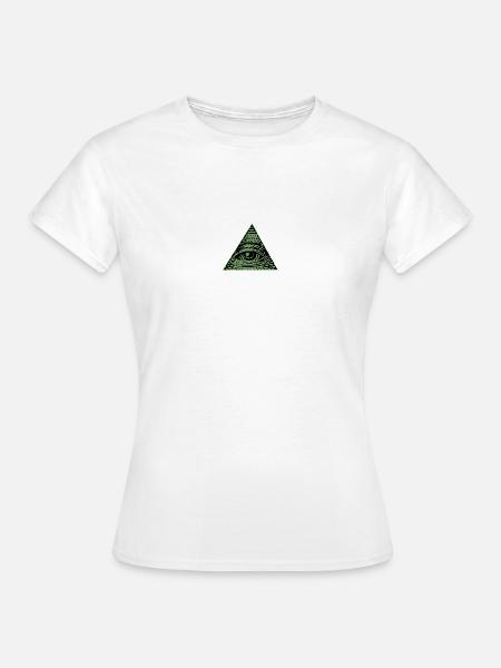 Illuminati - Frauen T-Shirt - Weiß