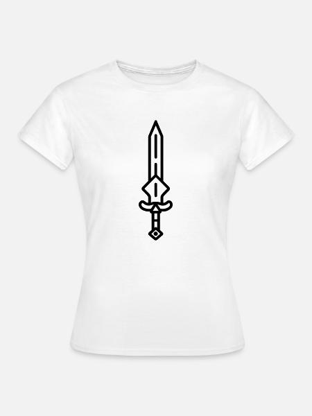 Schwert - Frauen T-Shirt - Weiß