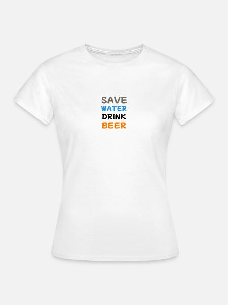 Bier Bier - Frauen T-Shirt - Weiß