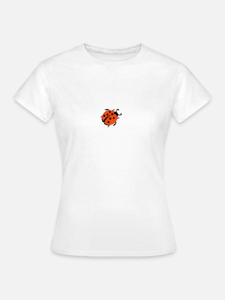 ladybug marienkaefer - Women's T-Shirt - white