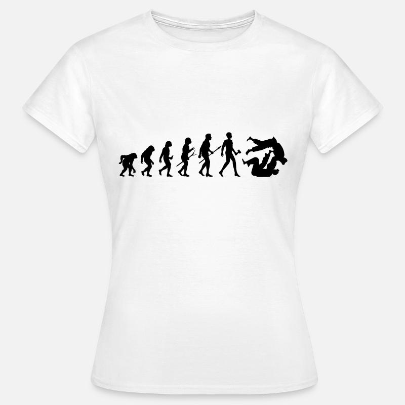 Evolution Judo | Kampfsport | Farbe änderbar - Frauen T-Shirt - Weiß