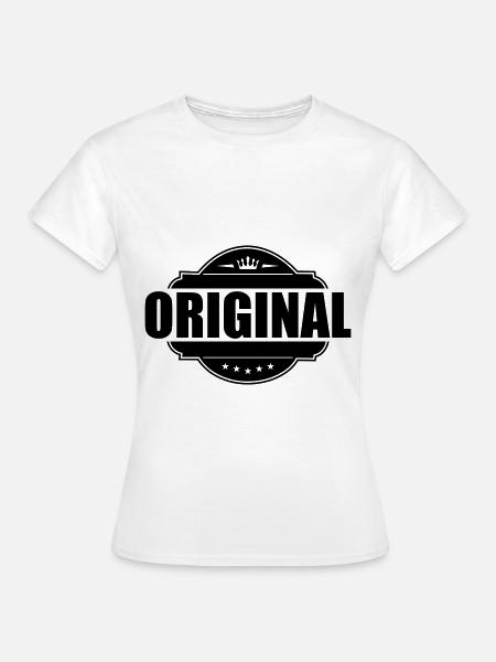 Original Emblem - Frauen T-Shirt - Weiß