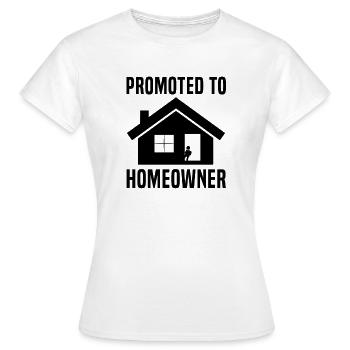 Client Owner Topping-out ceremony Homeowner - Women's T-Shirt - white - Front - AI Model Female 172 dark (172cm)