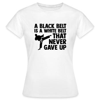 Taekwondo Taekwondoin Tae-Kwon-Do Tae Kwon Do - Women's T-Shirt - white - Front - AI Model Female 172 dark (172cm)